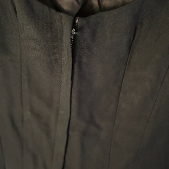 Vintage 1960s Little Black Mini Dress - Classic LBD Retro Chic - Picture 6 of 9